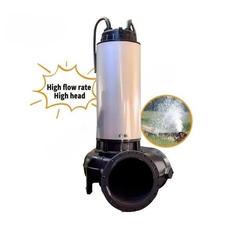 10/20/30/40 hp sludge submersible pumps are used for sewage, manure and sludge