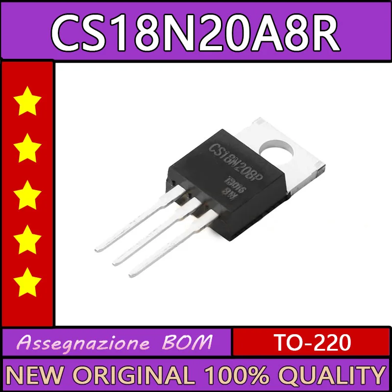 Original 5 pçs/lote CS18N20 CS18N20A8R TO-220 18A 200V