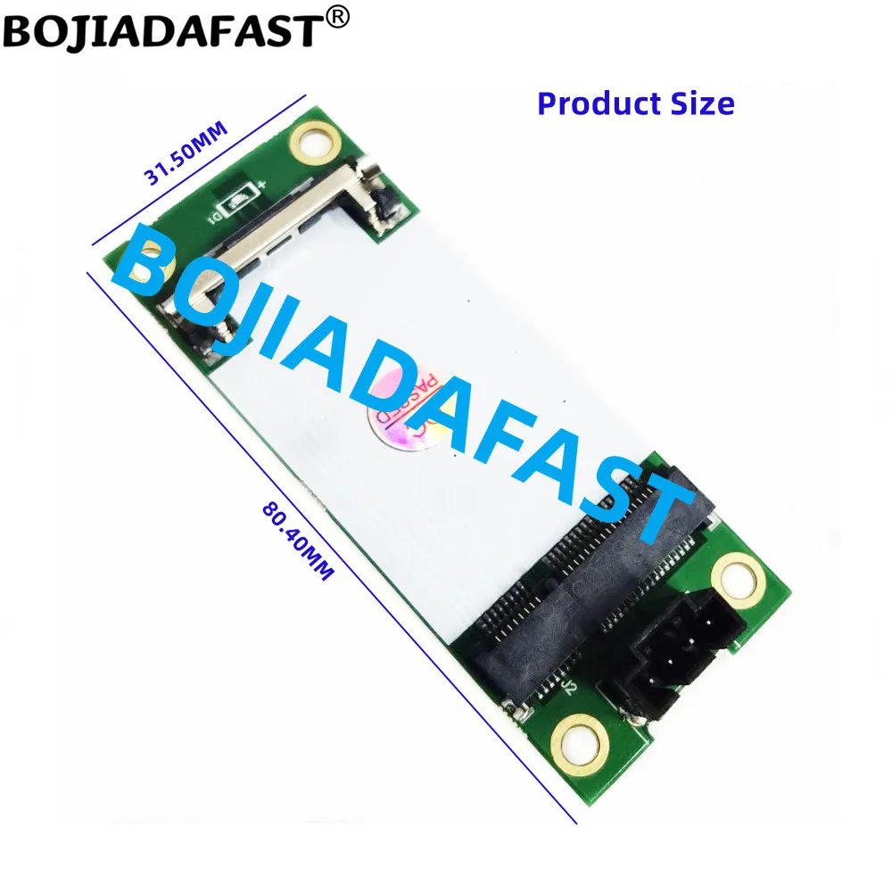 PCI-E MPCIe ke USB 2.0 9Pin, adaptor modul nirkabel vertikal dengan Slot kartu SIM versi 2.0 untuk Modem 3G 4G LTE GSM WWAN