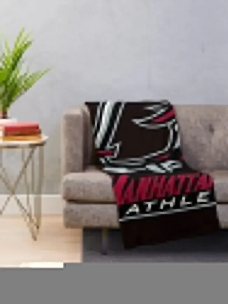 Manhattanville College valiants Throw Blanket For Decorative Sofa Baby Retros Large Blankets