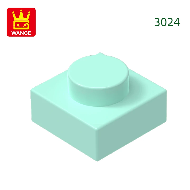 Wange 588Pcs/Lot 3024 1x1 Short 1-Hole Building Blocks Classic Base Parts Compatible with Bricks Children Toys Assembly Gift Box image 3