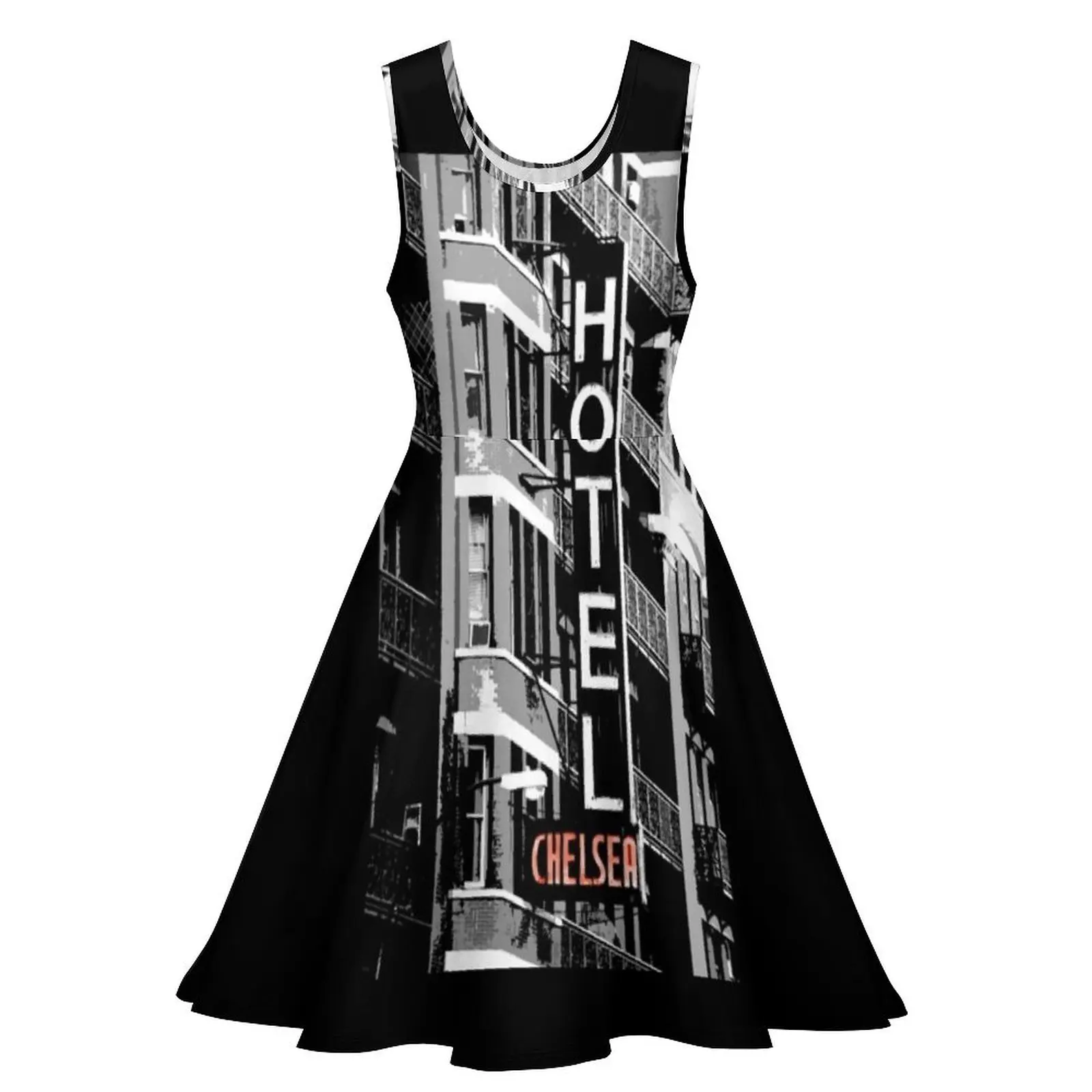 Hotel Chelsea Sleeveless Dress womans clothing beach dresses african dresses for woman