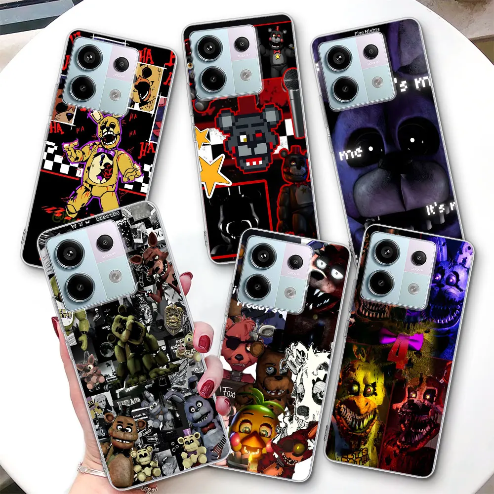 

Чехол Fnaf Five-nights-At-Freddys для Xiaomi Redmi 15 13 9C 9A 9i A5 9 13C 10 Prime Plus A3 10C 12 12C 10X 9T, чехол из ТПУ для телефона