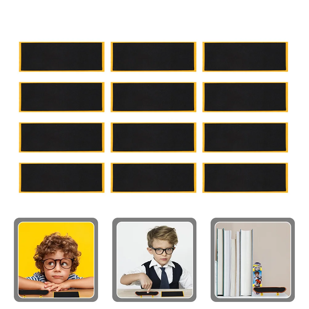 12Pcs Fingerboard Grip Tape Foam Mini Skateboard Cushioning Nonslip Fingerboard Accessories Skateboard Supplies