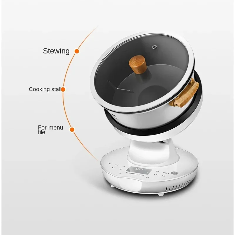 CS260B Automatische kookmachine 8L roterende kookmachine 220V / 2000W Drie snelheden verstelbare intelligente kookmachine