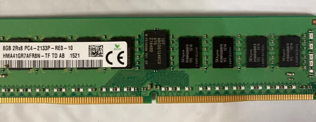 

Для памяти 8G 2Rx8 PC4-2133P ECC REG HMA41GR7AFR8N-TF 8 ГБ