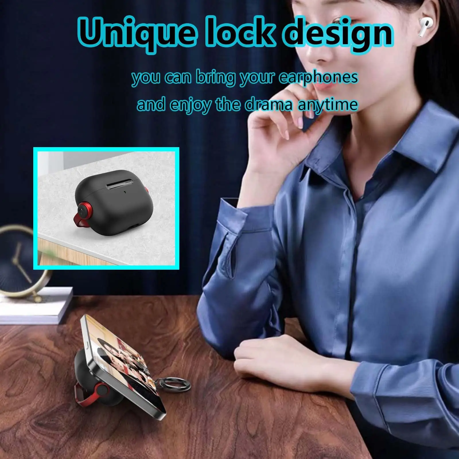 (2025) جديد لـ AirPods Pro 3 حافظة قفل أمان غطاء حماية لأجهزة AirPods Pro الجيل الثالث ملحقات لـ AirPods Pro 3 #4