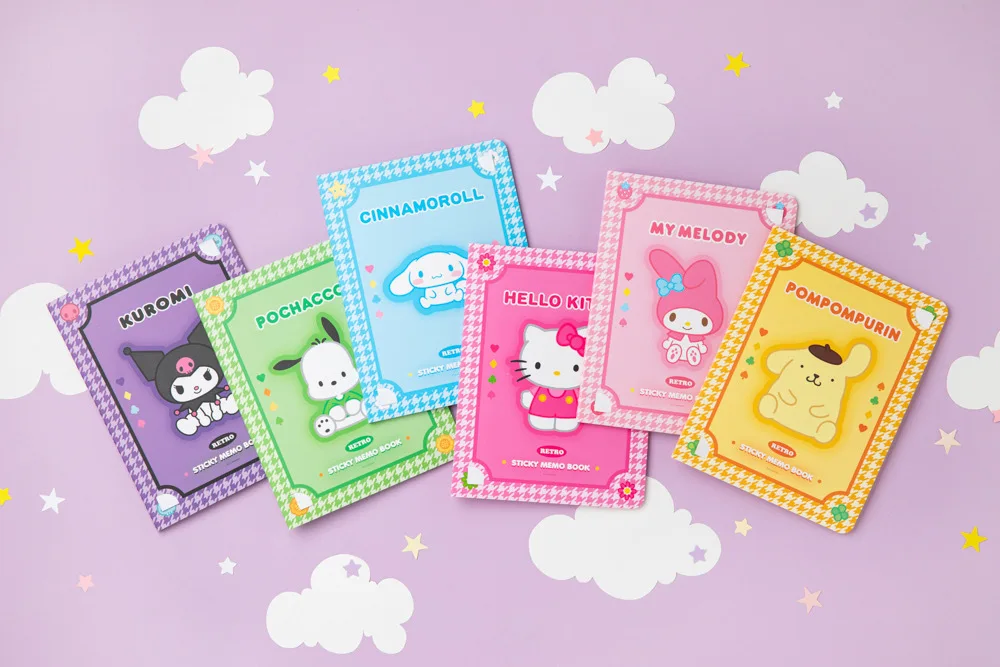 

Kawaii Sanrio Hello Kitty Convenience Book My Melody Kuromi Cinnamoroll Note Book Anime Paste Notepad Student Office Stationery