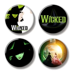 44MM WICKED The Musical Pin Soft Button Pin Jewelry Creative Badge Cartoon Brooch Lapel Pin Bag Backpack Hat Decoration
