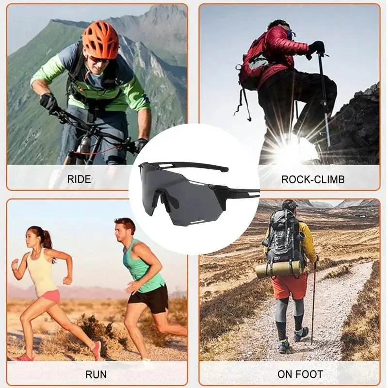 1PC Cycling Glasses Outdoor Sunglasses MTB Men Women Sport Goggles Bike Bicycle Eyewear Outdoor Sport Goggles Sunglasses