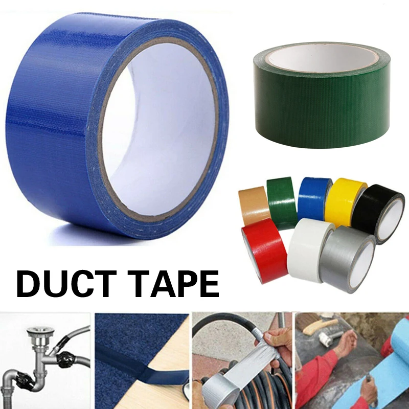 10M/Roll Waterproof Sticky Adhesive Cloth Duct Tape Craft Repair Carpet Tape Multicolor Strong DIY Decor Tape Sticky 2cm/5cm