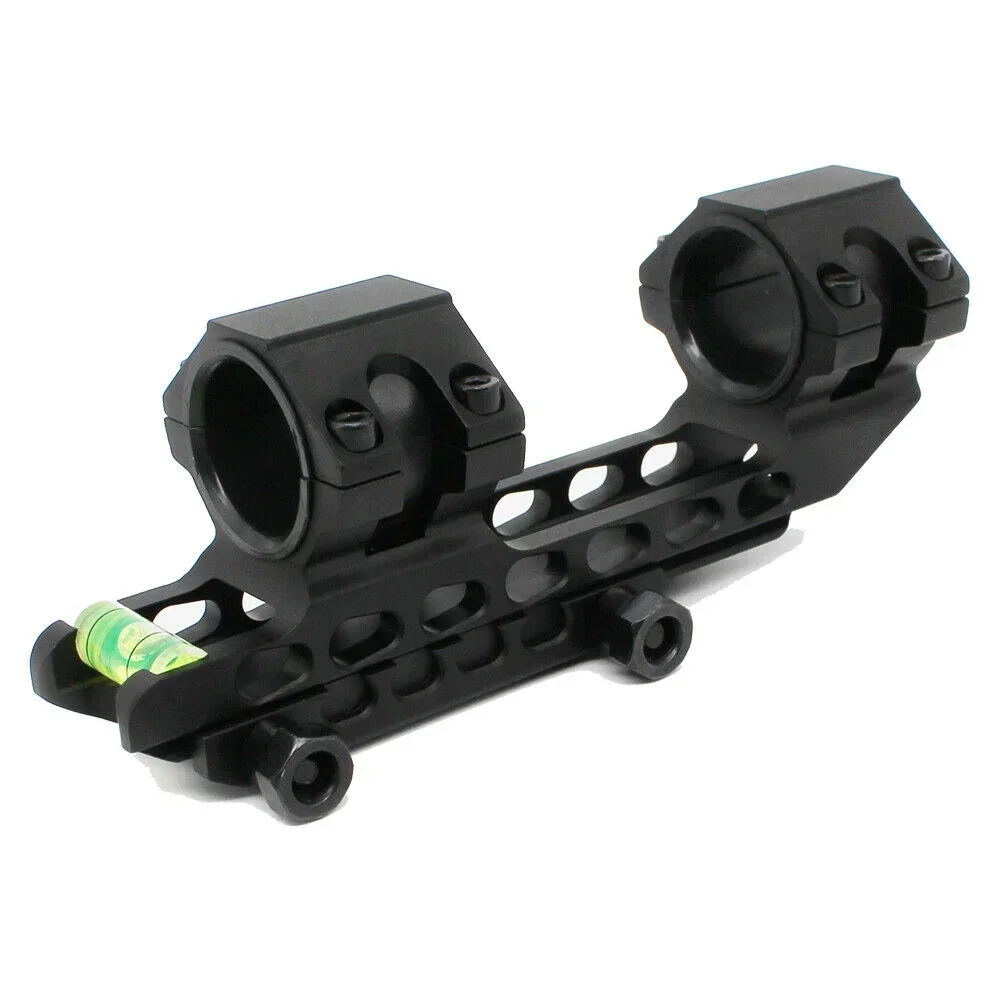 WestHunter Cantilever Picatinny Scope Mounts 25.4mm/30mm Tube Optical Sights Rings 20mm Rail Mount with Bubble Level view 3