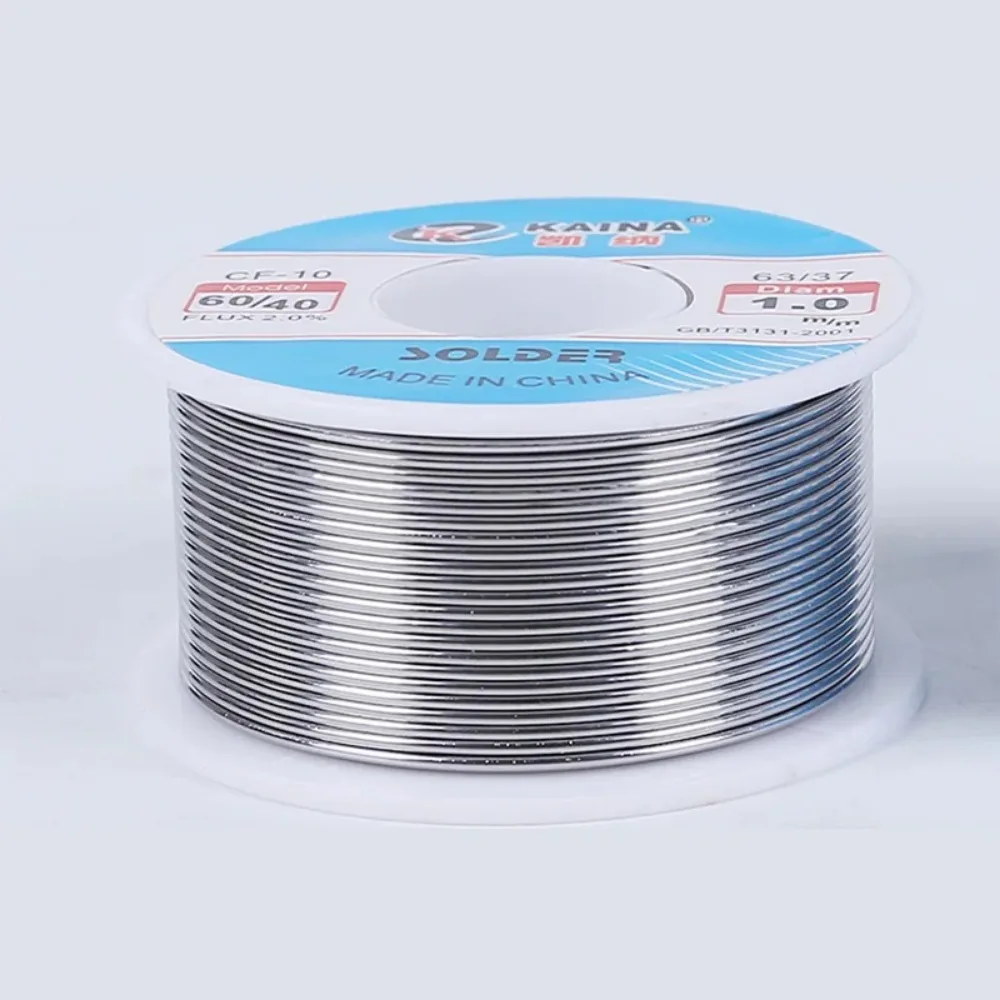 100 جرام/50 جرام CF-10 60/40 لحام سلك القصدير 0.5/0.6/0.8/1.0/1.2/1.5/2.0 مللي متر لفة نظيفة الصنوبري لحام الأساسية سلك لحام الجريان بكرة أنبوب #3