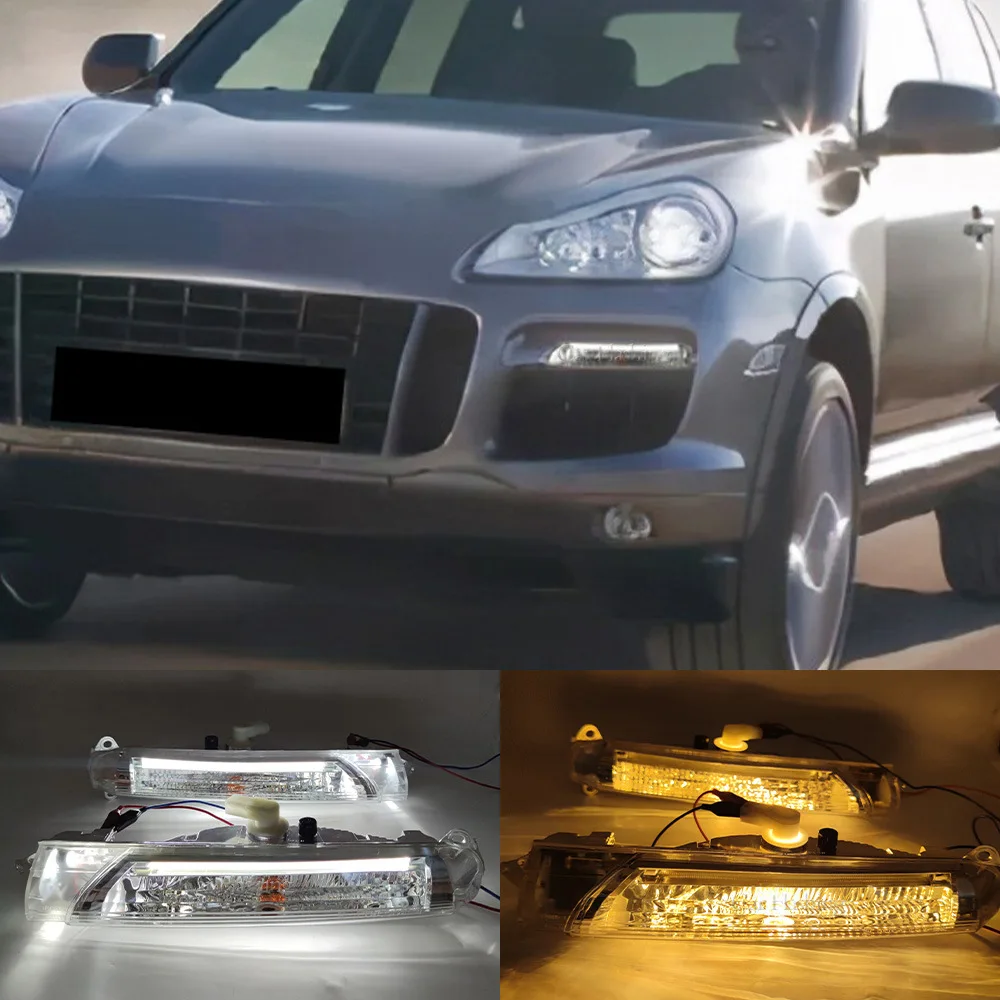 

For Porsche 07-10 old Cayenne 4.8GTS front bumper lights, turn signals, daytime running lights