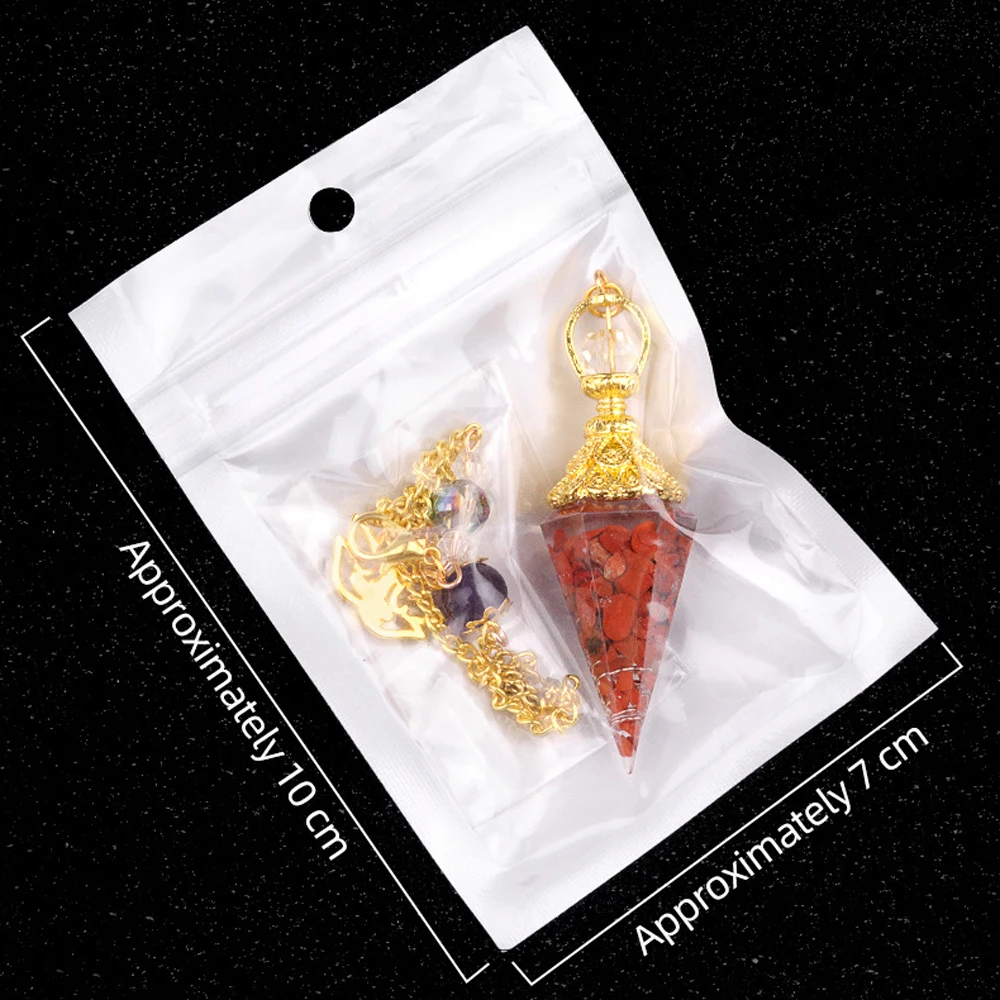 Natural Crystal Opal Colorful Hexagonal Pendant Necklace for Women