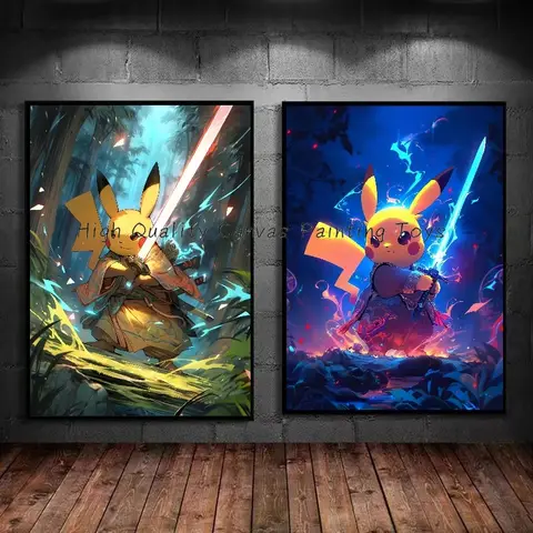 6 best sales Pikachu-affisch - №3