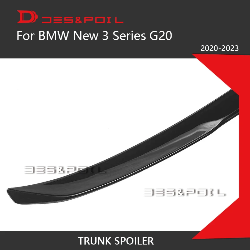 For 2023 BMW New 3 Series G20  Rear Trunk Spoiler M3 Style Auto Racing Bootlid Lip xDrive 320i 325i 330i M340i Sport