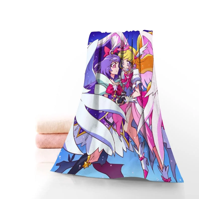 Mahou Tsukai Precure! Towel Printed Cotton Face/Bath Towels Microfiber Fabric For Kids Men Women Shower Towels 70X140cm