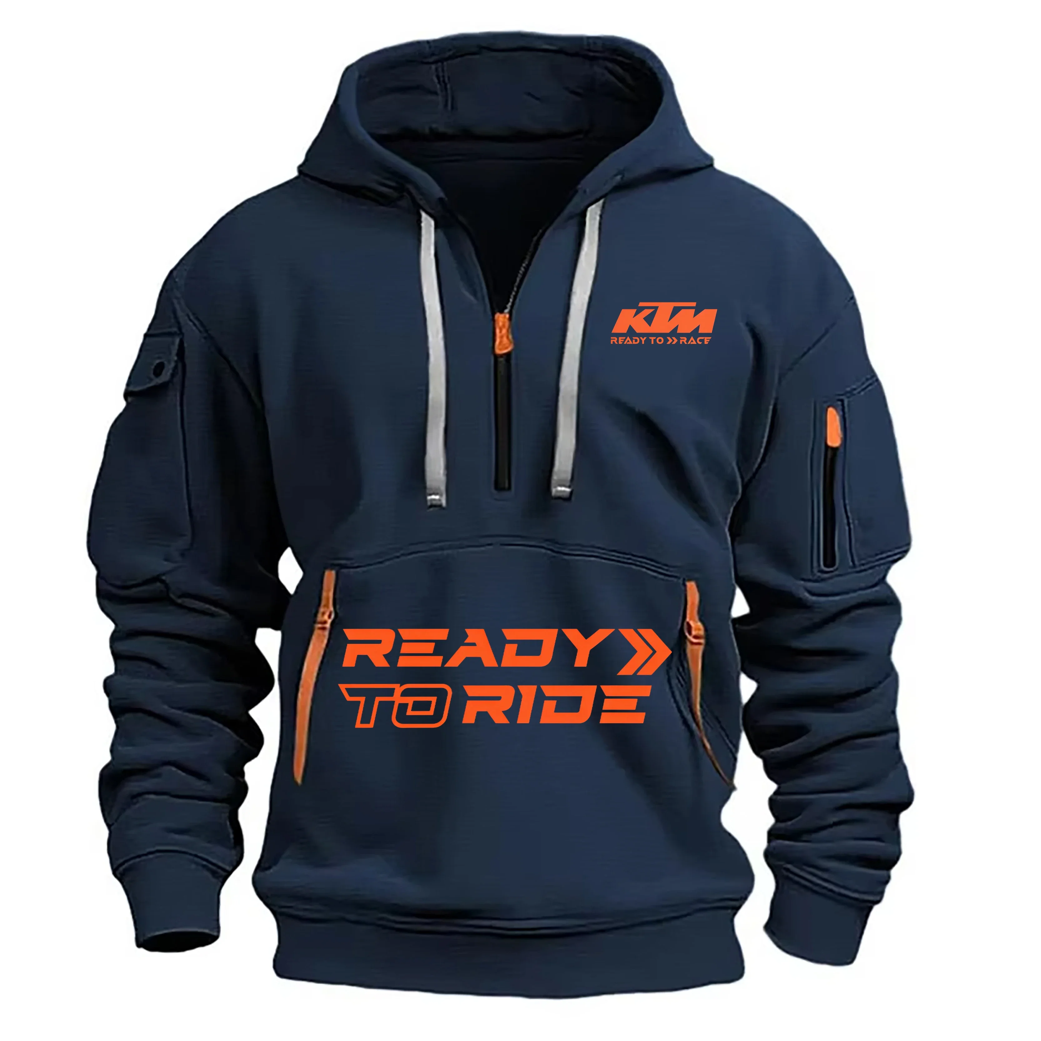 Sudadera con Capucha Estilo KTM para Motociclismo, Lista para Conducir, Sudadera con Capucha para Motocross, Sudadera Deportiva Informal, Chaqueta Streetwear