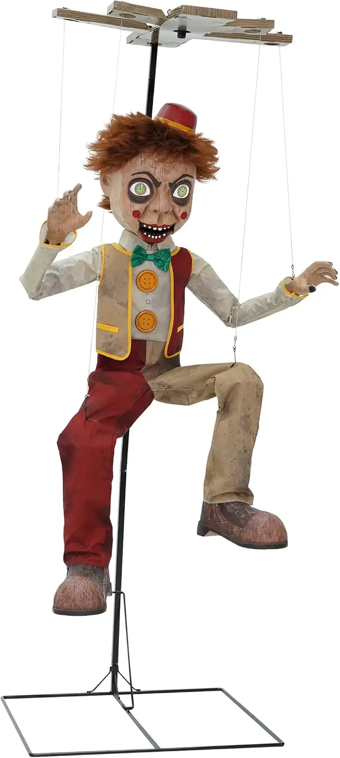 Spirit Halloween 7.7 Ft Bobby Strings Animatronic | Decorations | Animated | Halloween Décor