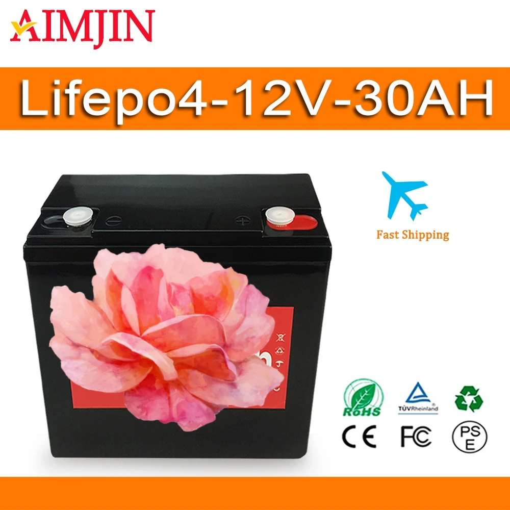 

Multipurpose 12V Lifepo4 30Ah Battery Pack for Children's Toy Car, Solar Street Lights Andother Small Equipment Power Supply