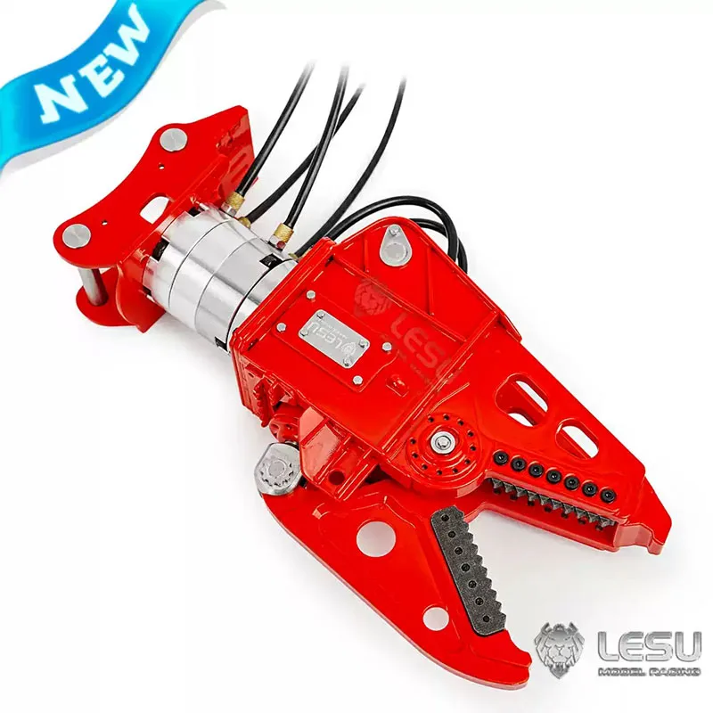 270° Rotatable Hydraulic Shear Metal Clamp for 1/14 LESU ET35 LR960 ZX490 ET30H ET26L LR945 SK500 374F RC Excavator Digger Gift