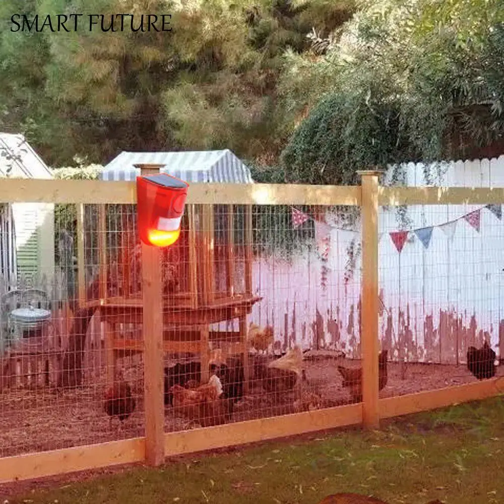 

Waterproof Solar Alarm Rechargeable Multifunctional Solar Lamps Sound Alarm Portable Security Alarm Siren Field Security