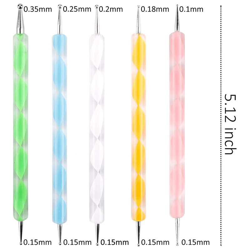 Mandala Dotting Tools Set, Stencil Ball Stylus, Paint Tray for Painting, Rocks Drawing, Pen, 19pcs