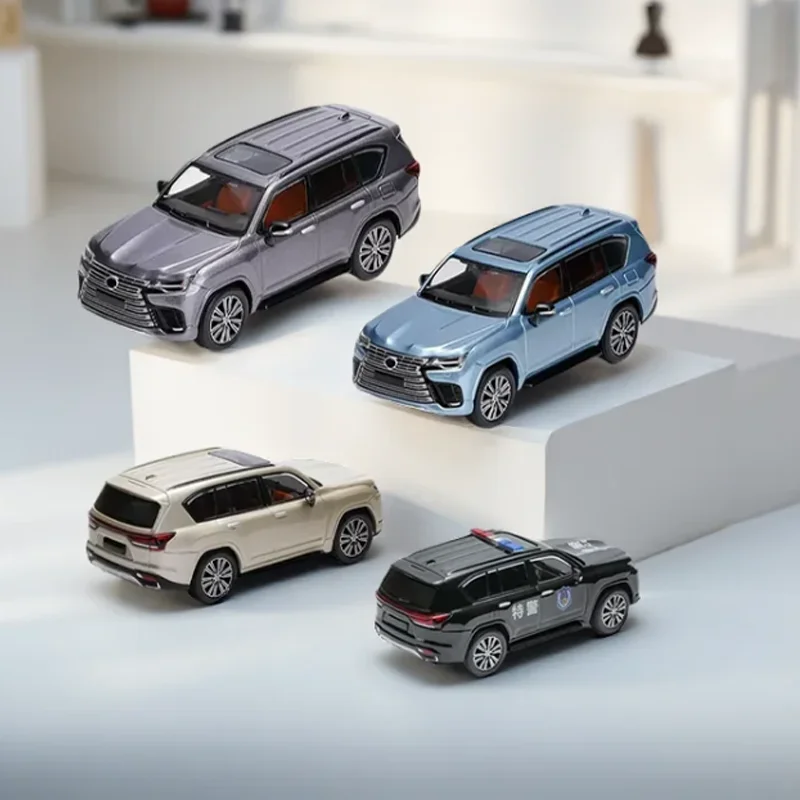

MASSDI 1/64 Scale LX600 Series Four Color SUV Alloy Car Model Classics Adult Souvenir Gift Toy Static Display Collection