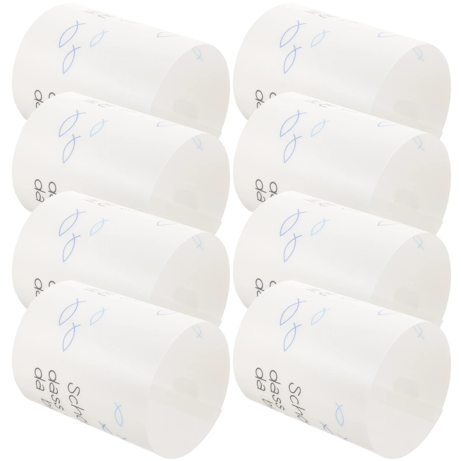 

8 Pcs Covers Cylinder For Plastic Plastic Cylinder Windproof Lampshades for Wedding Banquet Party Gifts