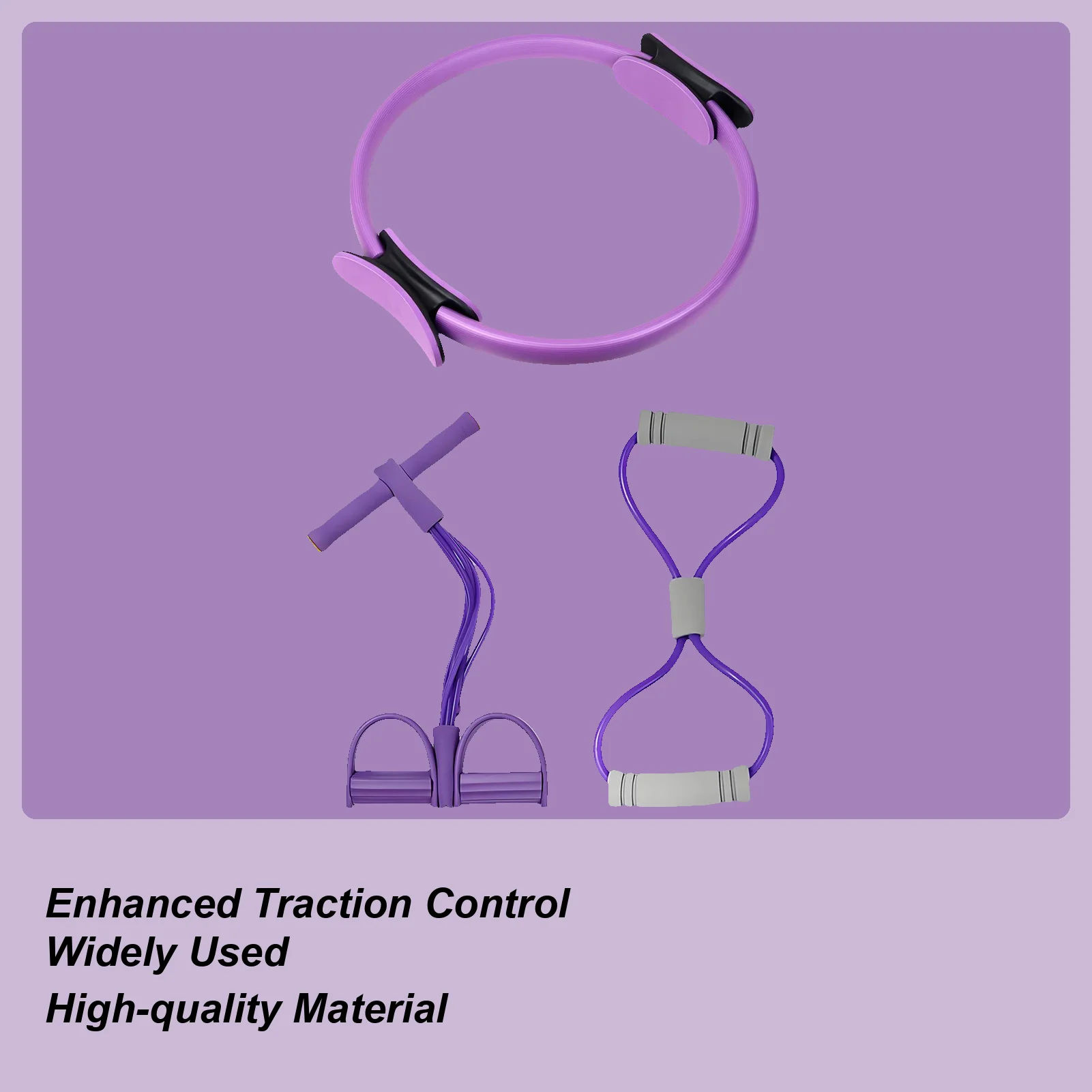 

Exercise Bands Foot Pedal Puller Thigh Strength Trainer Portable Elastic Bands Hip Trainer For Leg Shoulder Arm Back