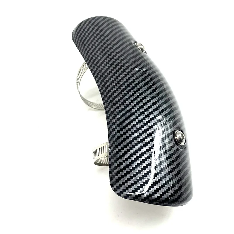 Universal Motorcycle Exhaust Pipe Protector Heat Shield Cover Guard Anti-scalding Cover FOR Pit Bike Cafe Racer Moto Accesories - Image 3