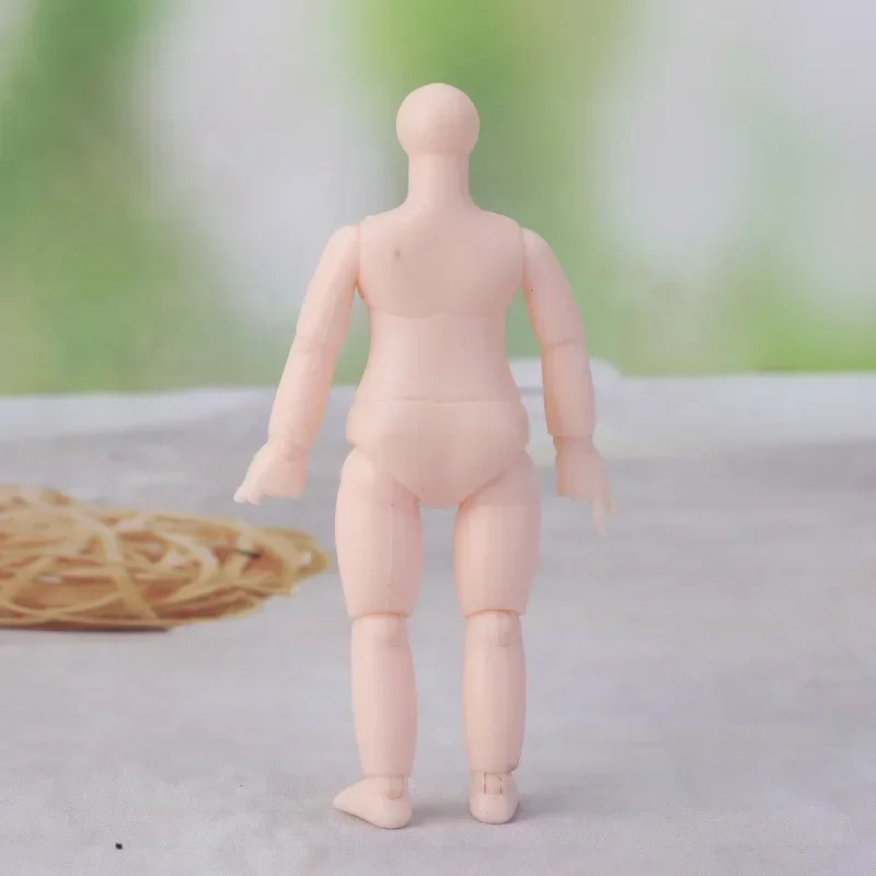 BJD 1/12 Doll Body 10.5 Cm Naked Baby New Fashion Naked Baby with Movable Joints Is Not Suitable for 16cm Toy Head