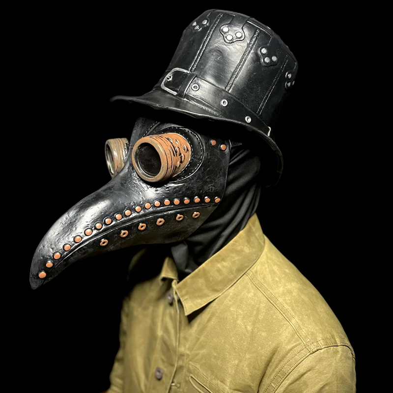 Creative Plague Doctor Bird Mouth Mask, Simplicity Full Face Mask, Halloween Steam Cyberpunk, Scary Handsome Fashion, Crow Mouth