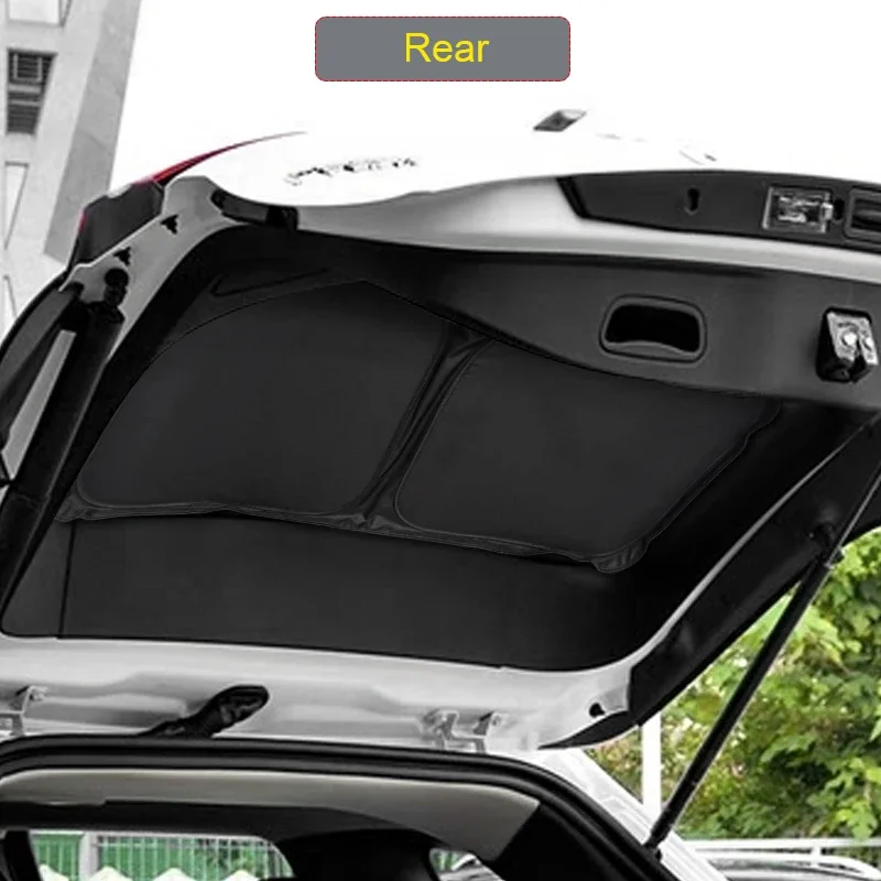 

Для JEEP CHEROKEE 2016-настоящее время автомобиля, черное окно, солнцезащитный козырек, автоматический анти-УФ-тепляционный защитный чехол, аксессуар для интерьера