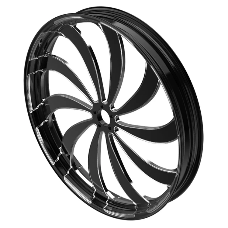 Forged CNC aluminum alloy 26 x 3.5 inch motorcycle wheel for Harleys Davidsons