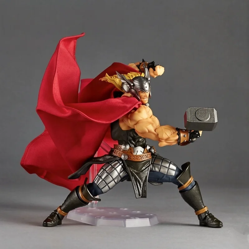 17cm Amazing Yameguchi Thor Odinson Comic Version KO Action Figure Collectible Model Desktop Ornament Doll Collectible Gift view 2