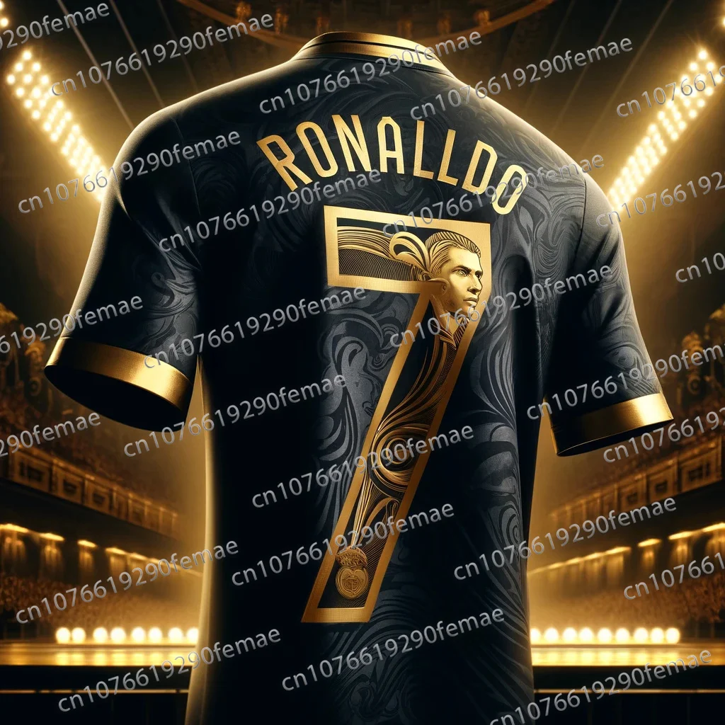 2025 New Luxury Ronaldo Fan Commemorative Edition T-shirt, Daily High end Personalized Fashion Comfortable Jersey