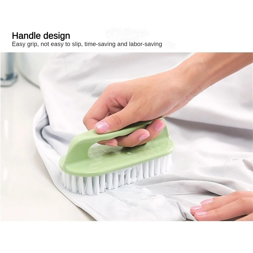 Shoe Washing Laundry Brush with Handle  Clothes Shoes Brush Household