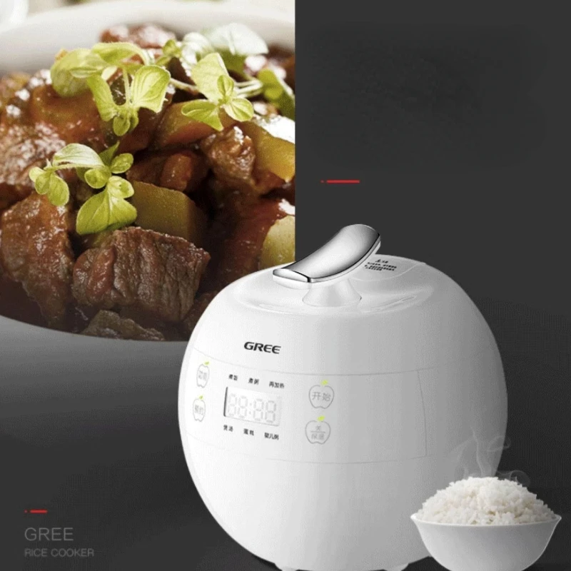 Electric Cooker 1-3 People Mini Household Small Intelligent Multifunctional Electric Rice Cooker Food Warmer Steamer Cooker