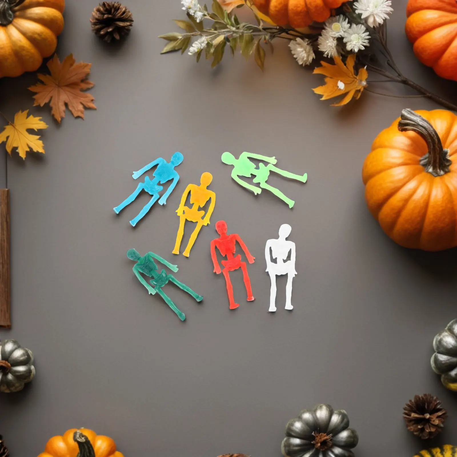 

40 шт. эластичных липких украшений из TPR для Хэллоуина, реквизит для розыгрышей, для детских праздников, наполнители для подарочных пакетов