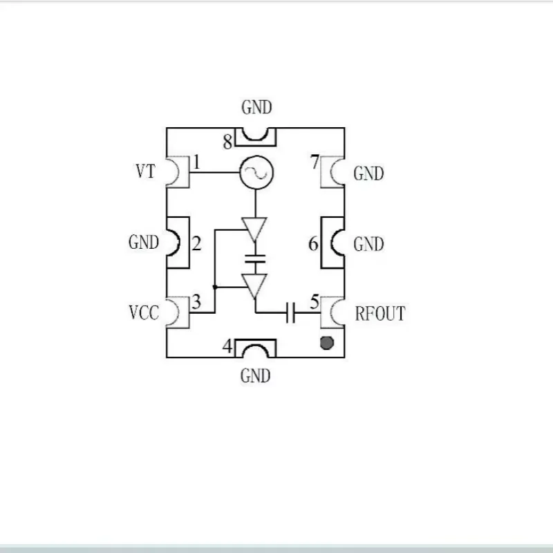 SZHUASHI 1Pcs 9dBm，460MHz-800MHz,Voltage Controlled Oscillator,100% New,YSGM4608009