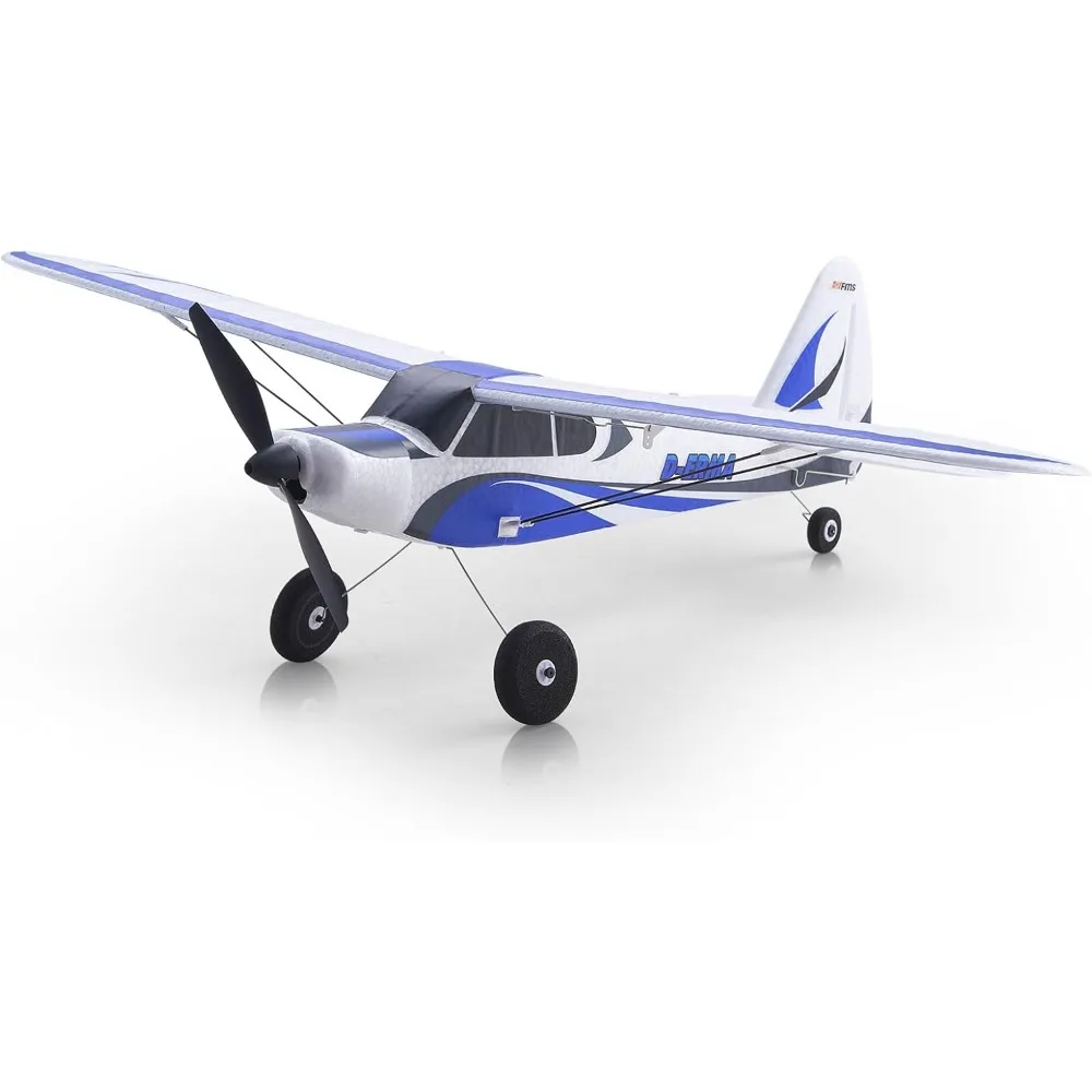 Avión RC PA-18 Super Cub de 500 mm para principiantes con 3 modos de vuelo, retorno con una sola tecla, espuma EPP duradera y accesorio
