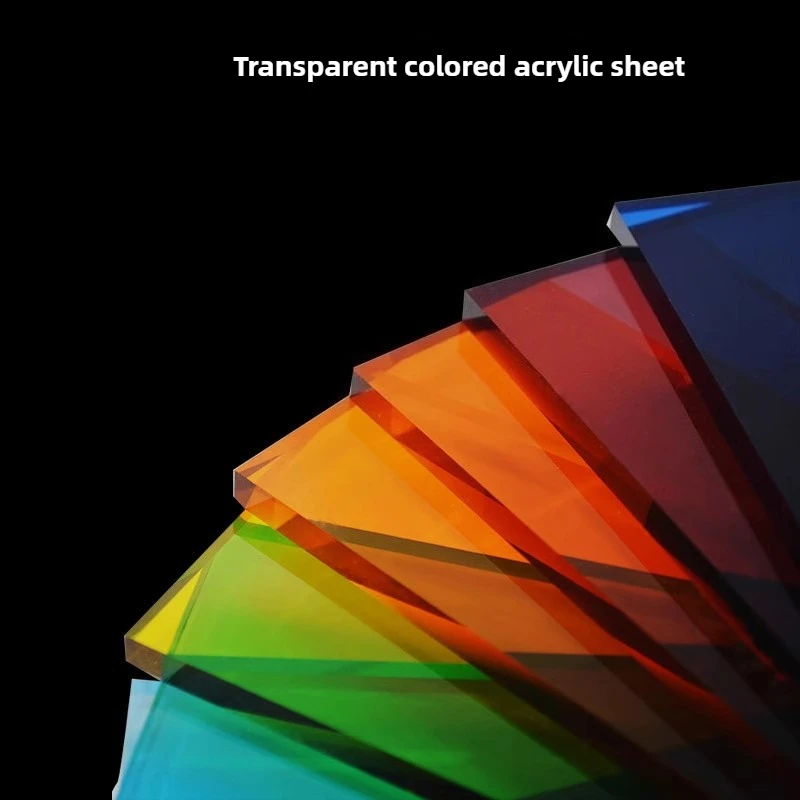 

Color Semi-transparent Acrylic Plate Plexiglass Transparent Plate Frosted Plastic Plate Hot Bending Laser Engraving