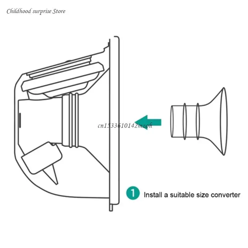 10 個のシリコーン母乳コレクターカップ 13/15/17/19/21 ミリメートルウェアラブル搾乳器部分ドロップシップ