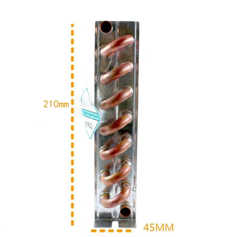 Aluminium Air Pendingin Radiator Aluminium Wastafel Sirip Radiator Freezer Radiator Lemari Es Kondensor Sistem Pendingin 360-390W