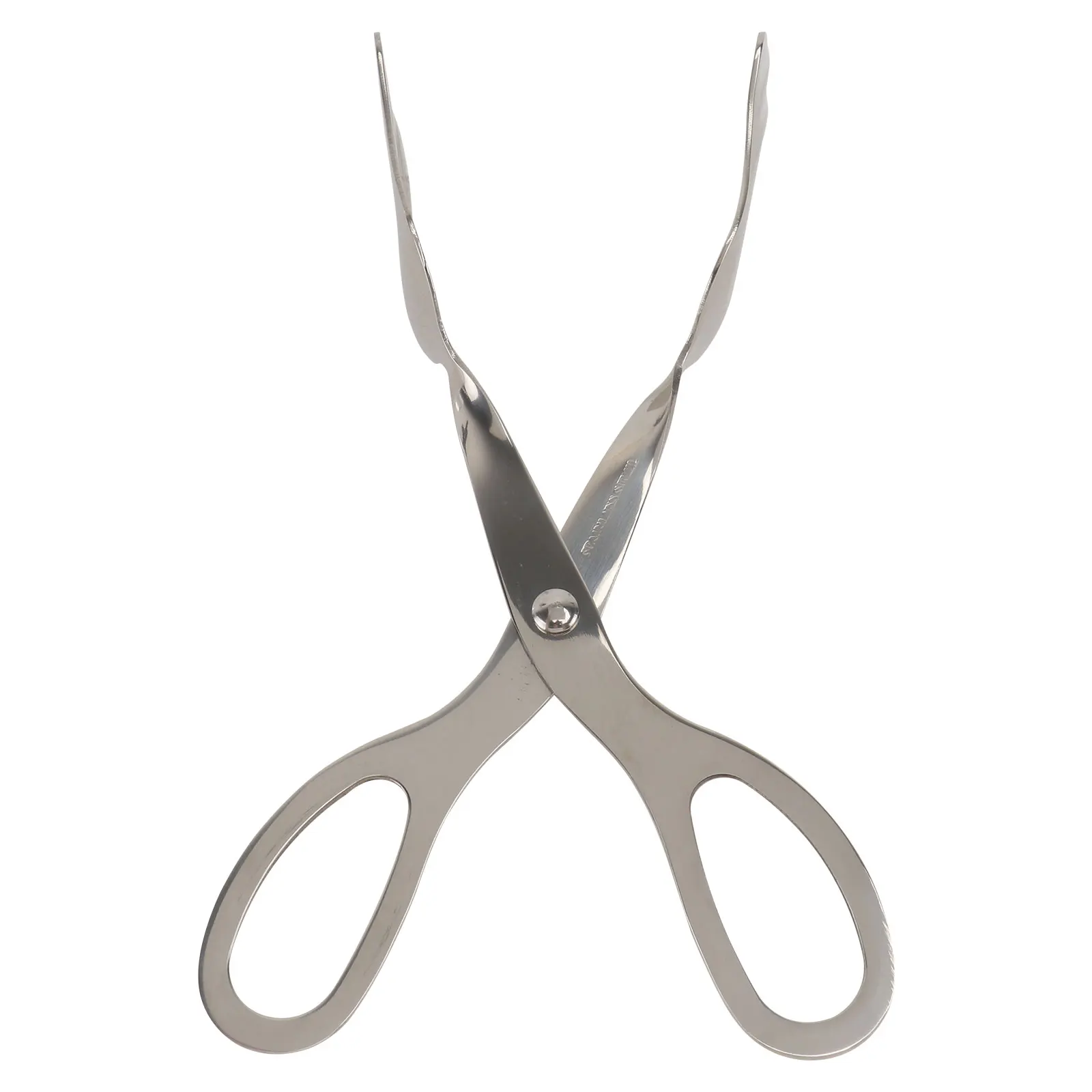 

Food Tongs Stainless Steel Kitchen Tool Salad Tong Serving Clip For Pastries Bagels Desserts Fruit Vegetables Anti Skid Clamping