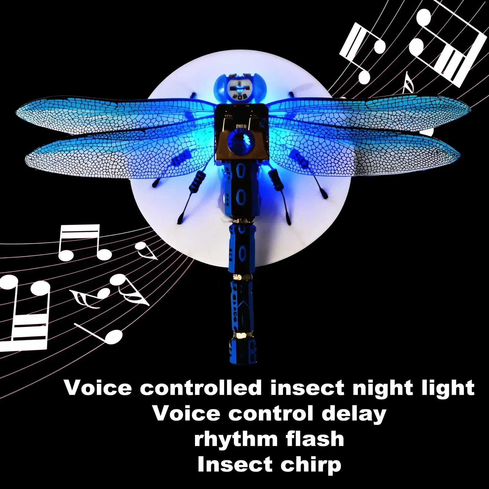 DIYmall Robot Insectos Ciencia Educación Escolar Animatrónica Kit de Robot de Vapor sin Soldadura para Niños