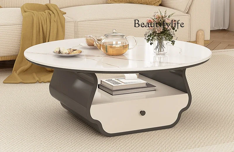 

Журнальный столик V Rock Slab, новая маленькая квартира, высококачественный креативный светильник для гостиной, дома, роскошный современный простота