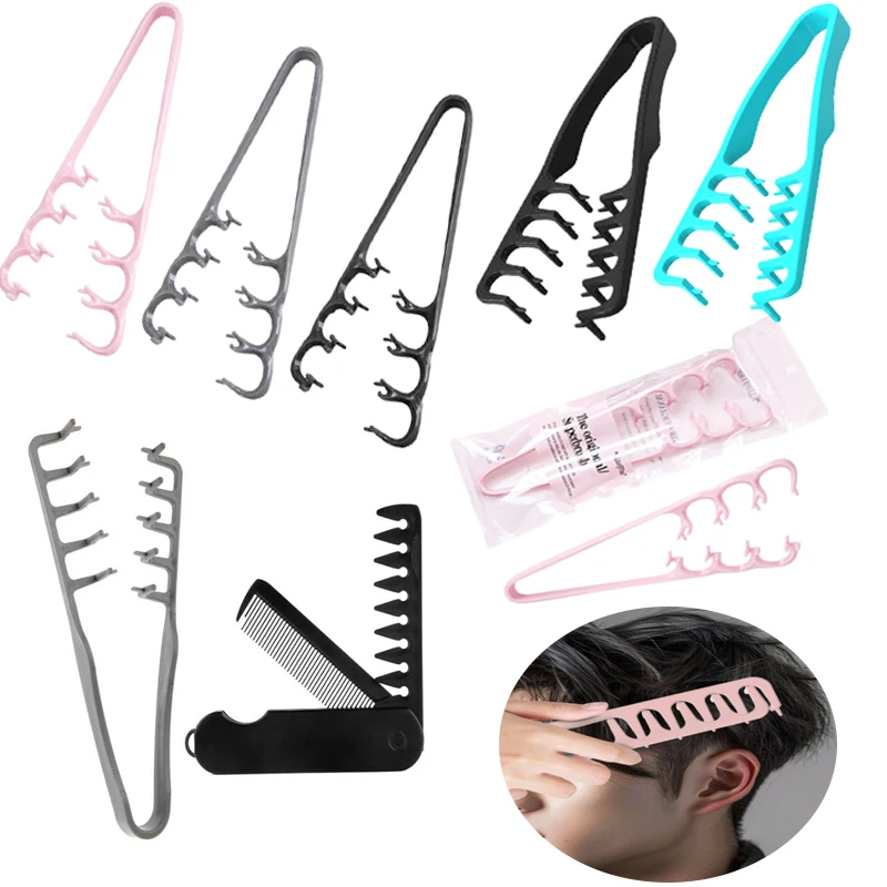 1PCS Fluffy Hairdressing Tool For Women And Men Wide-Tooth Hair Styling Comb Hair Seam Comb Bangs Combs Styling Hair Root Top